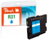 320500 - Cartuccia d'inchiostro Peach ciano compatibile con GC31C, 405689 Ricoh