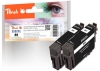320872 - Peach dvigubas paketas, rašalo kasetė, juoda, suderinama su No. 502XLBK*2, C13T02W14010*2 Epson