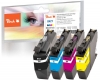 322199 - Peach Spar Pack Tintenpatronen kompatibel zu LC-421, LC-421VALP Brother