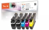 322200 - Peach Spar Plus Pack Tintenpatronen kompatibel zu LC-421 Brother