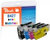 322211 - Peach Spar Pack Tintenpatronen kompatibel zu LC-427, LC-427VALP Brother