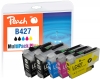 322212 - Peach Spar Plus Pack Tintenpatronen kompatibel zu LC-427 Brother