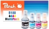 322496 - Peach Spar Pack Tintenpatronen kompatibel zu BTD180 Brother