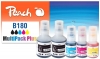 322497 - Peach Spar Pack Plus Tintenpatronen, kompatibel zu BTD180 Brother