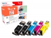 314991 - Peach Spar Pack Tintenpatronen kompatibel zu PGI-520, CLI-521, 2934B007 Canon