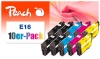 320201 - Peach 10er-Pack Tintenpatronen kompatibel zu No. 16, C13T16264010 Epson